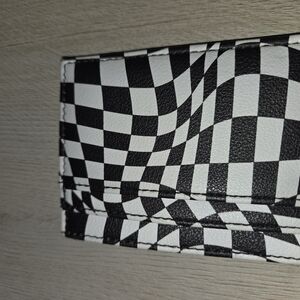 🌹Black and White Checkered Wallet ADD ON ONLY
